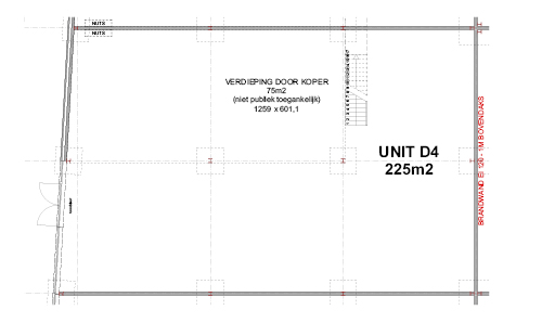 Vloerplan Unit D4 Vloerplannen Unit D4
