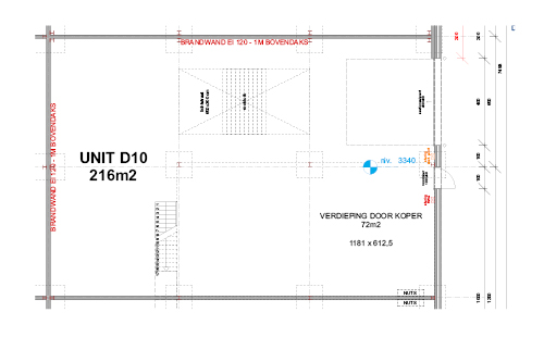 Vloerplan Unit D10 Vloerplannen Unit D10