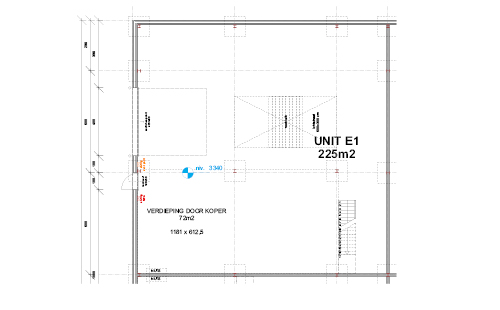 Vloerplan Unit E1 Vloerplannen Unit E1